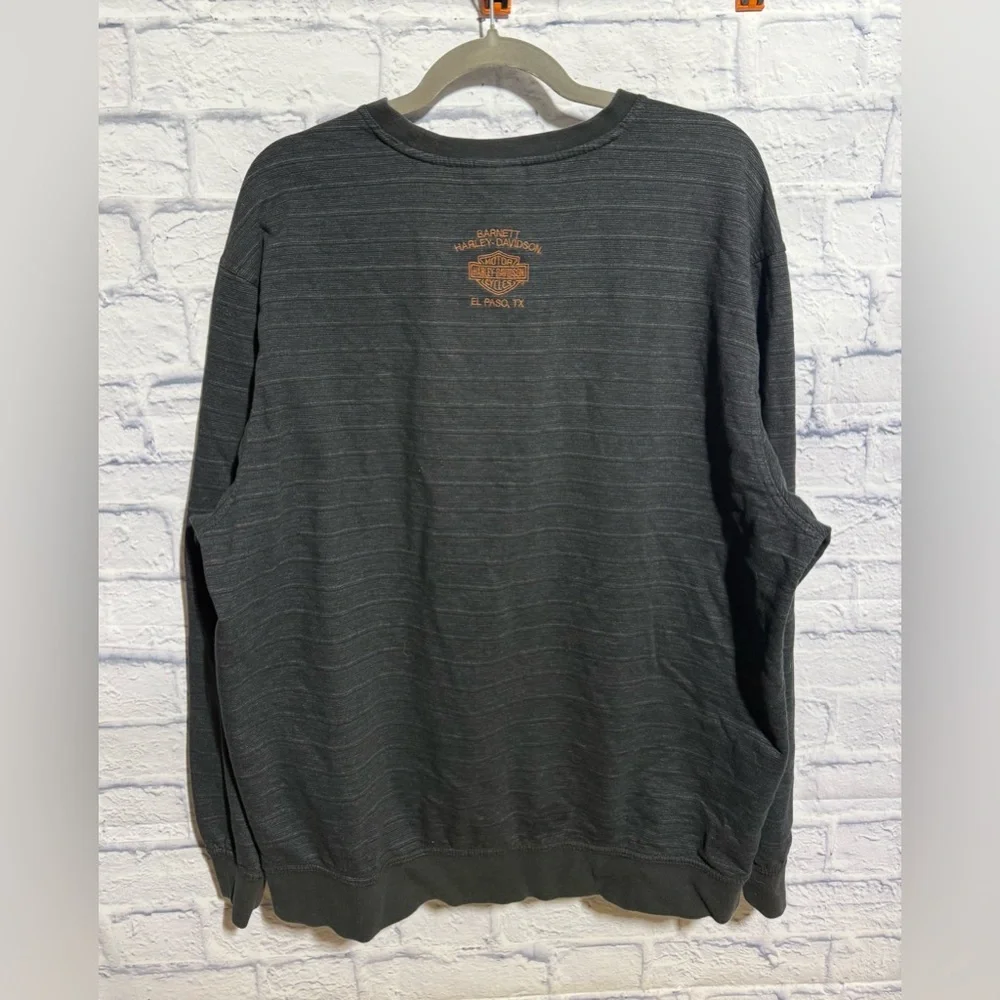 Harley-Davidson Men's Charcoal Sweatshirt, Size XL - Picture 5 of 9